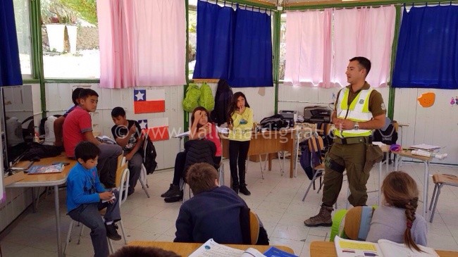 En Alto del Carmen Actividad de integración con estudiantes