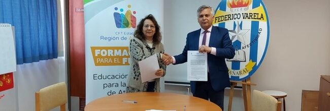 Liceo Federico Varela Y Slep Atacama Firman Importante Convenio De